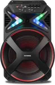Caixa Amplificada Connect Lights, Mondial, Preto/Vermelho, 400W RMS, Bivolt – CM-400