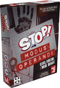 Galápagos, UeStop! – Modus Operandi!, Jogo de Cartas para Amigos, 2 a 6 jogadores, 20 minutos por partida