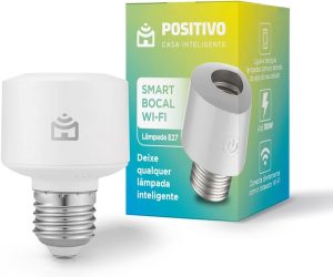 Smart Bocal Wi-Fi Positivo Casa Inteligente, Soquete E27, 100W, Branco, Bivolt – Compatível com Alexa