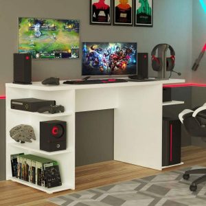Mesa para Computador Gamer Madesa 9409 – Branco