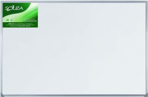 Quadro Branco Standard, 90cm X 60cm, Mold. Alumínio Pop – Souza & Cia (Ref: 5603)