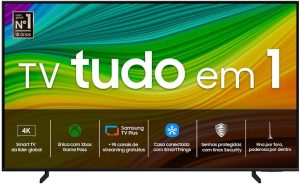 Samsung Smart TV 55″ QLED 4K 55Q60D – Tecnologia de Pontos Quânticos, Design AirSlim