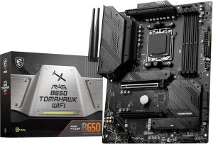 Placa Mãe MSI MAG B650 TOMAHAWK WIFI (AM5/4xDDR5/HDMI/DisplayPort/M.2/USB 3.2)