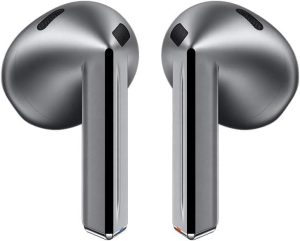 Samsung Galaxy Buds3, Fone de Ouvido sem fio, Cancelamento ativo de Ruído, Galaxy AI – Cinza