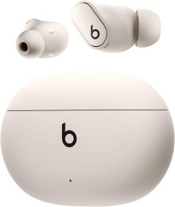 Beats Studio Buds + | O autêntico fone de ouvido sem fio com cancelamento de ruído, compatibilidade com Apple e Android aprimorada, microfone embutido, fones de ouvido Bluetooth – Marfim