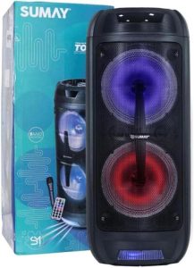 Caixa de Som Portátil Tower CAP30 400w Preta Sumay