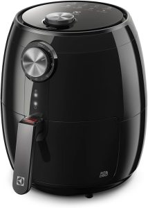 Air Fryer Electrolux por Rita Lobo 3,2L Preta Efficient com Timer 1400W (EAF15) – 127V