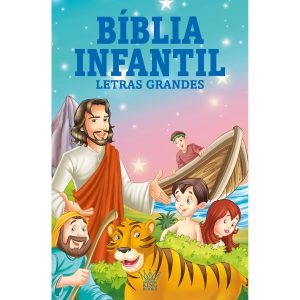Bíblia Infantil – Letras Grandes – Capa Almofadada