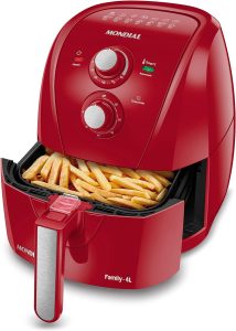 Fritadeira Sem Óleo Air Fryer 4L, Mondial, Vermelho, 1500W, 110V – AFN-40-FR
