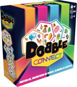 Galápagos, Dobble Connect, Jogo de Cartas para Amigos, 2 a 8 jogadores, 15 minutos por partida