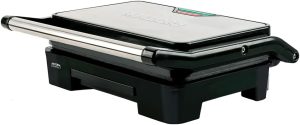 Grill Asteria Compact Mallory Grill multifunção, Luzes indicadoras de funcionamento, Alça com toque-frio e Trava de segurança 220V