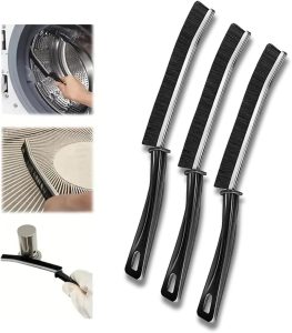 Kit 3 Escovas Multiuso para Cantos Mortos, Limpeza de Fendas, Trilhos, Chuveiro, Janela, Teclado, Rejunte, Carro, Ar Condicionado