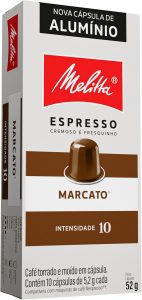 Melitta Capsula Marcato – Intensidade 10 – Compativel Nespresso