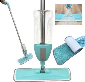 Vassoura Mop Spray Com Reservatório Rodo Mágico Microfibra – Casa Prestige