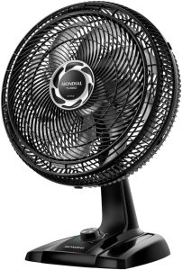 Ventilador de Mesa 40cm Turbo, Mondial, Preto/Prata, 140W, 110V – NVT-40-8P-B
