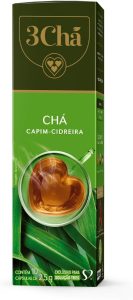 3 Corações Cápsula Chá Capim Cidreira TRES – 10 unidades