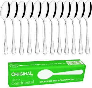Colher de Mesa Continental Com 12 Unidades
