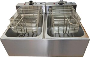 Fritadeira Elétrica 2 Cubas 10 Litros 110v
