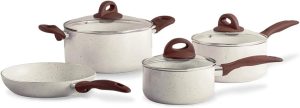 Jogo de Panelas 4 Peças Ceramic Life Smart Plus Brinox – Vanilla
