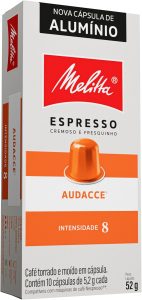 Melitta Capsula Audacce – Intensidade 8 – Compativel Nespresso