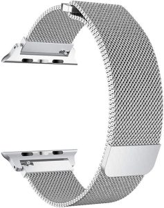 OROBAY Pulseira Milanês 4Life para Apple Watch 38mm Prata