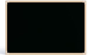 Quadro Preto UV Moldura Madeira Pinus Neo STALO, 120×90