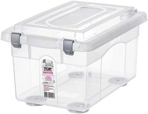 Sanremo – Caixa Organizadora Plástica de 4,3 Litros e Tampa com Travas, Linha Top Stock