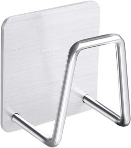 Suporte de sucção para pia de cozinha Decdeal para esponjas, suporte de sabonete, suporte de aço inoxidável para pia de cozinha