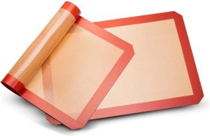Tapete Antiaderente Silicone Fibra Vidro Culinário Grande 42x30cm