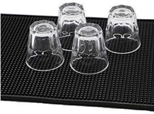 Tapete premium material de silicone escorredor bar mat de louça copos taças Tapete Barman 30×45