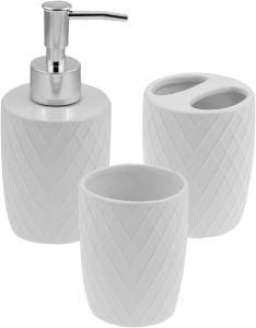 Wolff – Conjunto 3 Peças para Banheiro Branco